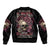 My Give A F Rose Skull Bomber Jacket - Wonder Print Shop