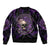 I Am The Storm Rose Skull Sleeve Zip Bomber Jacket - Wonder Print Shop