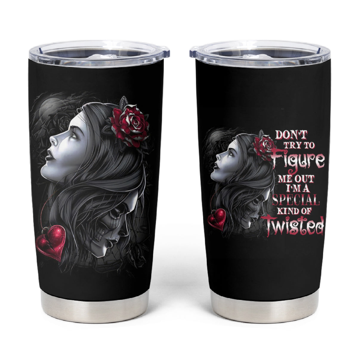 Don't Try To Figure Me Out Tumbler Cup - Wonder Print Shop