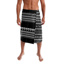 Creepy Christmas Lavalava with Skulls Trees and Gothic Holiday Pattern - Wonder Print Shop