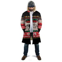 Hiking Christmas Cloak with Mountains Trees and Winter Holiday Pattern - Wonder Print Shop