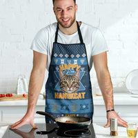 Happy Hanukcat Christmas Design Apron Xmas Holiday Patterns - Wonder Print Shop