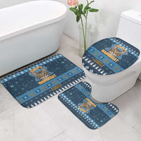 Happy Hanukcat Christmas Design Bathroom Set Xmas Holiday Patterns - Wonder Print Shop