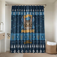 Happy Hanukcat Christmas Design Bathroom Set Xmas Holiday Patterns - Wonder Print Shop