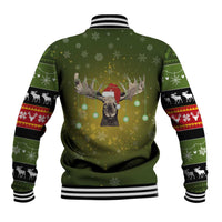 Merry ChristMoose Christmas Baseball Jacket Xmas Holiday Patterns - Wonder Print Shop