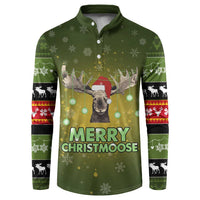 Merry ChristMoose Christmas Button Sweatshirt Xmas Holiday Patterns - Wonder Print Shop