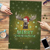 Merry ChristMoose Christmas Puzzle Xmas Holiday Patterns - Wonder Print Shop