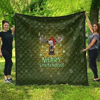 Merry ChristMoose Christmas Quilt Xmas Holiday Patterns - Wonder Print Shop