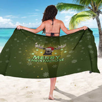 Merry ChristMoose Christmas Sarong Xmas Holiday Patterns - Wonder Print Shop