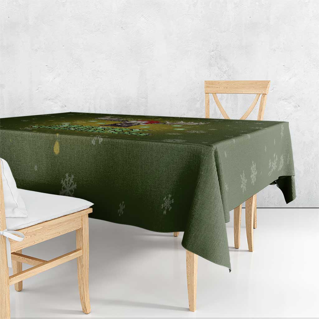 Merry ChristMoose Christmas Tablecloth Xmas Holiday Patterns - Wonder Print Shop