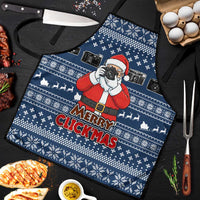 Merry Clickmas Christmas Apron Xmas Holiday Patterns - Wonder Print Shop
