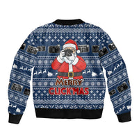 Merry Clickmas Christmas Bomber Jacket Xmas Holiday Patterns - Wonder Print Shop