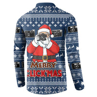 Merry Clickmas Christmas Button Sweatshirt Xmas Holiday Patterns - Wonder Print Shop