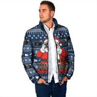 Merry Clickmas Christmas Padded Jacket Xmas Holiday Patterns - Wonder Print Shop