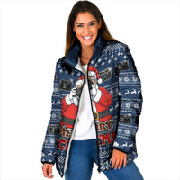 Merry Clickmas Christmas Padded Jacket Xmas Holiday Patterns - Wonder Print Shop