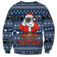 Merry Clickmas Christmas Sweatshirt Xmas Holiday Patterns - Wonder Print Shop