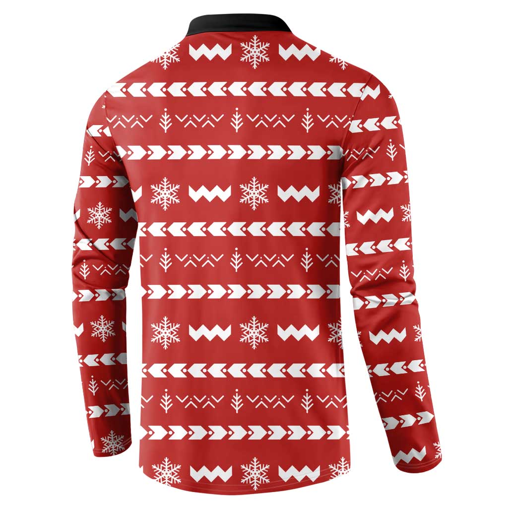 Ho Ho Hold My Beer Santa Christmas Design Button Sweatshirt Xmas Holiday Patterns - Wonder Print Shop