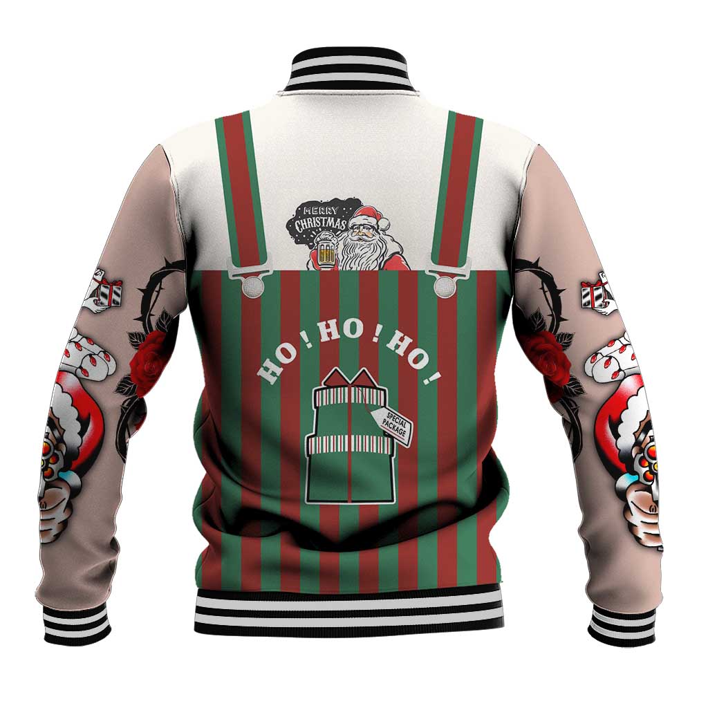 Stay With My Pig Christmas Christmas Baseball Jacket Xmas Holiday Patterns - Wonder Print Shop