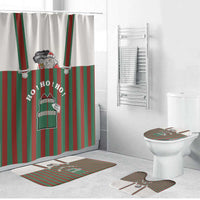 Stay With My Pig Christmas Christmas Bathroom Set Xmas Holiday Patterns - Wonder Print Shop