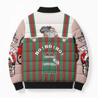 Stay With My Pig Christmas Christmas Bomber Puffer Jacket Xmas Holiday Patterns - Wonder Print Shop