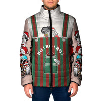 Stay With My Pig Christmas Christmas Padded Jacket Xmas Holiday Patterns - Wonder Print Shop