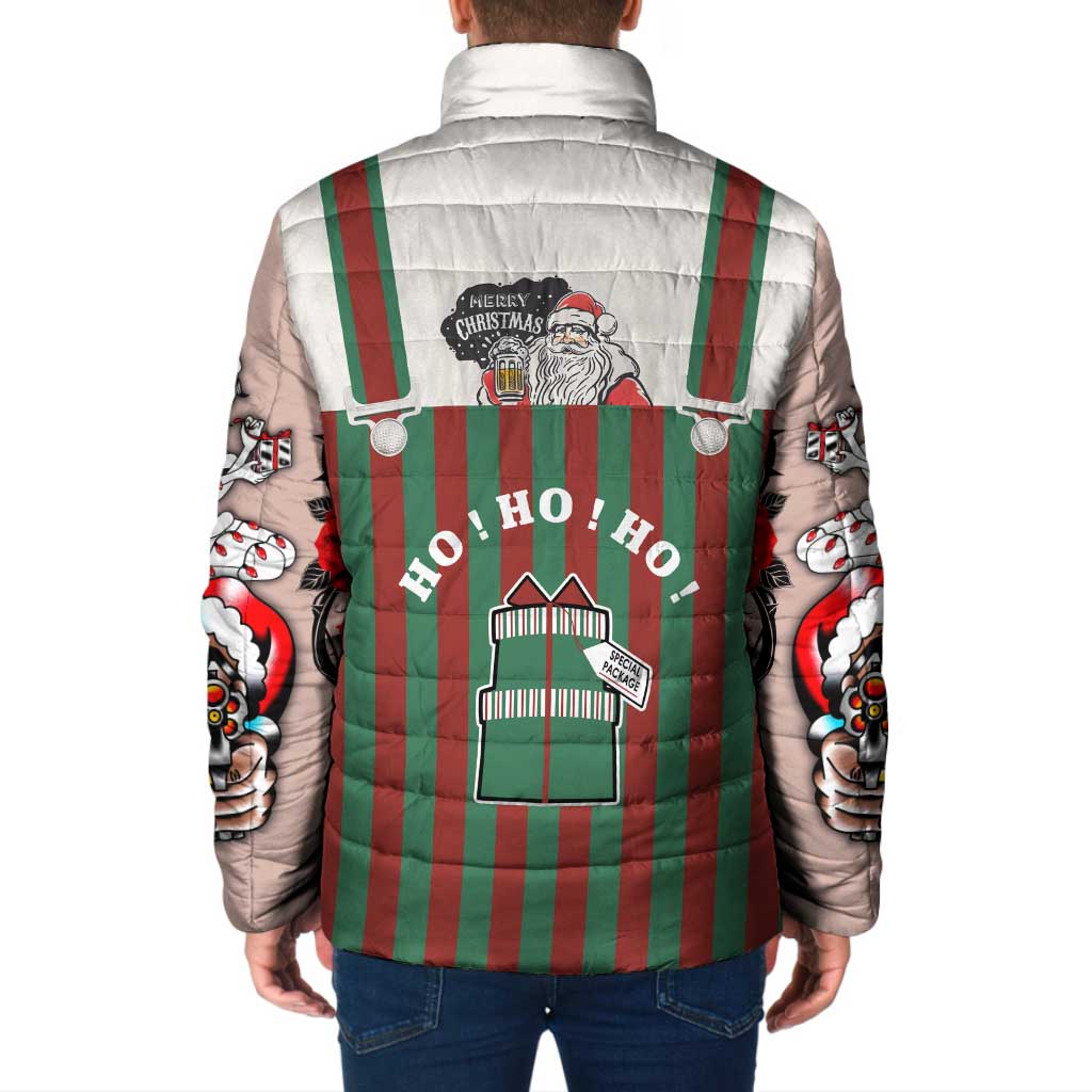 Stay With My Pig Christmas Christmas Padded Jacket Xmas Holiday Patterns - Wonder Print Shop