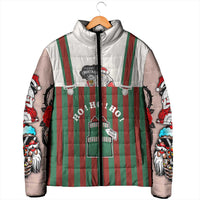 Stay With My Pig Christmas Christmas Padded Jacket Xmas Holiday Patterns - Wonder Print Shop