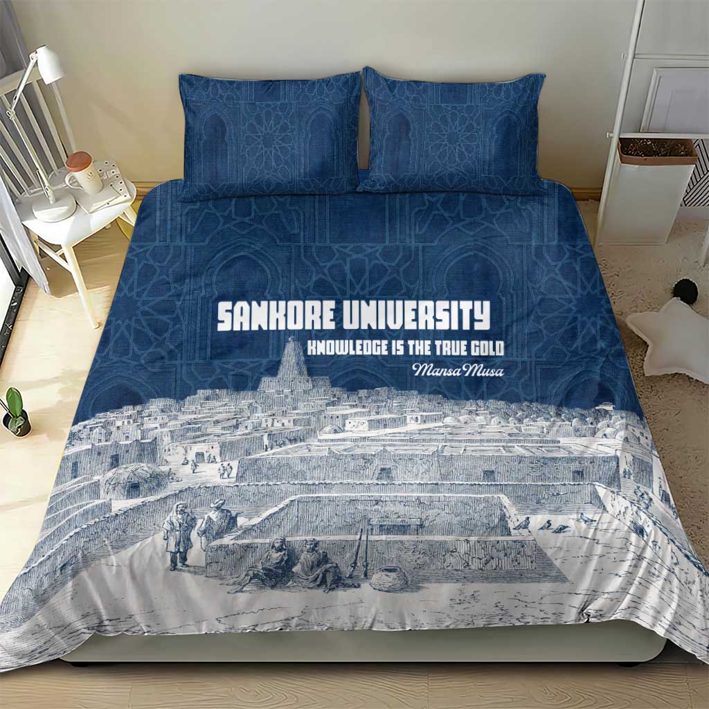 Mansa Musa Sankore University Bedding Set Knowledge is the True Gold - African Scholarly Legacy - Wonder Print Shop
