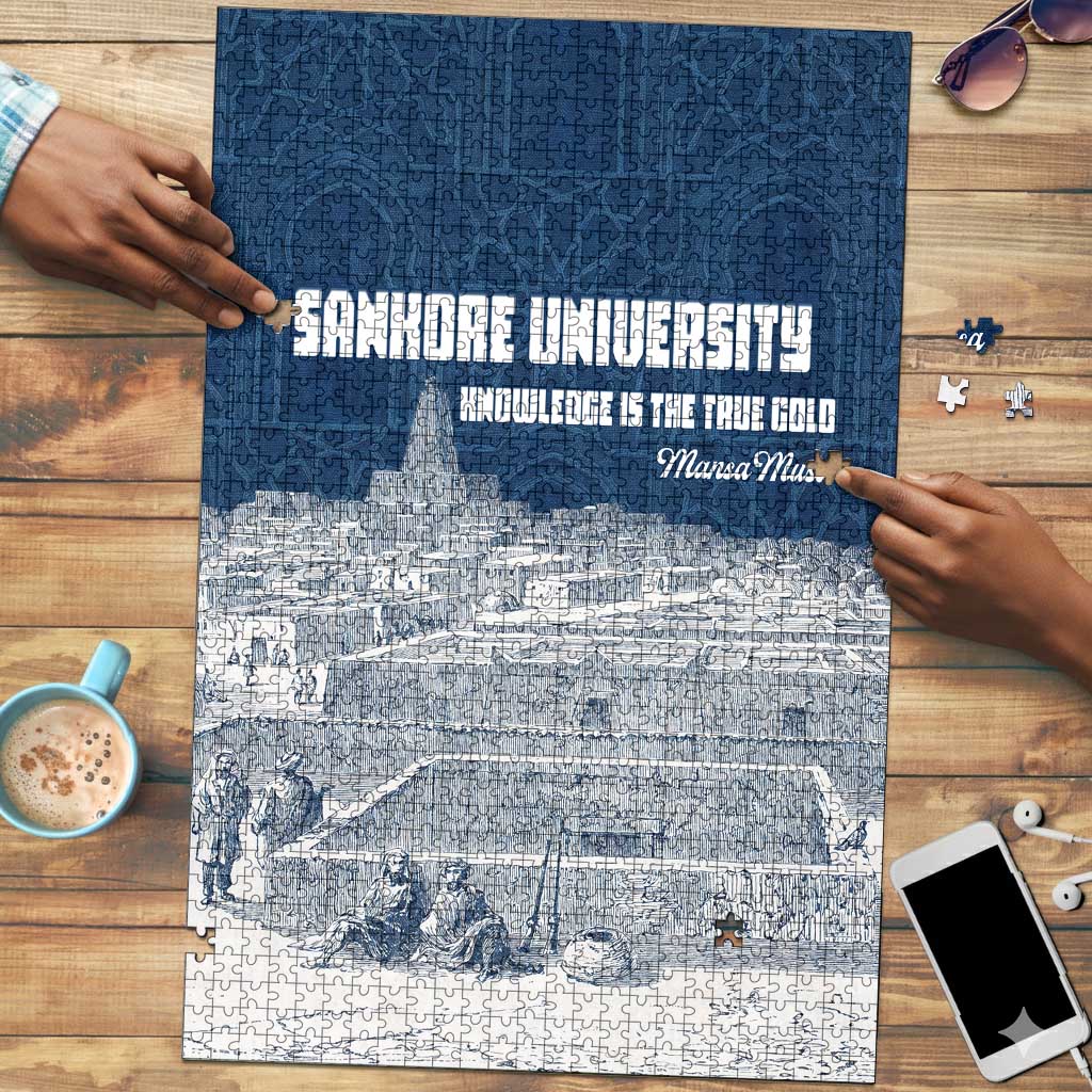Mansa Musa Sankore University Puzzle Knowledge is the True Gold - African Scholarly Legacy - Wonder Print Shop