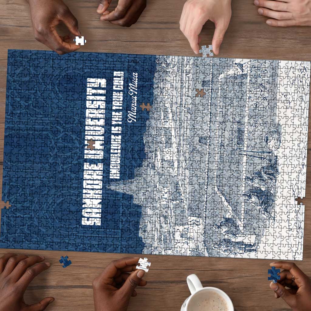 Mansa Musa Sankore University Puzzle Knowledge is the True Gold - African Scholarly Legacy - Wonder Print Shop
