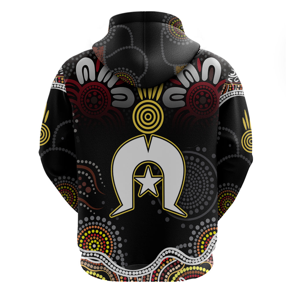 Torest Trait Islands Mix Aboriginal Pattern Zip Hoodie - Wonder Print Shop