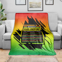 Without Black Inventors Educational List Blanket Black History Month African