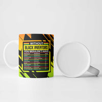 Without Black Inventors Educational List Ceramic Mug Black History Month African