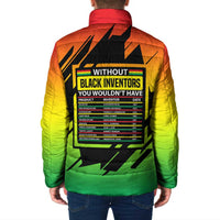 Without Black Inventors Educational List Padded Jacket Black History Month African