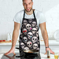Emoji Skulls Apron Moodboard of the Dead