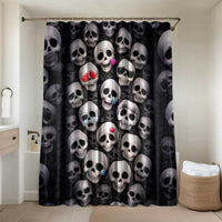 Emoji Skulls Bathroom Set Moodboard of the Dead
