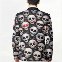 Emoji Skulls Blazer Moodboard of the Dead