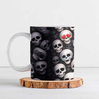 Emoji Skulls Ceramic Mug Moodboard of the Dead