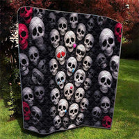 Emoji Skulls Quilt Moodboard of the Dead
