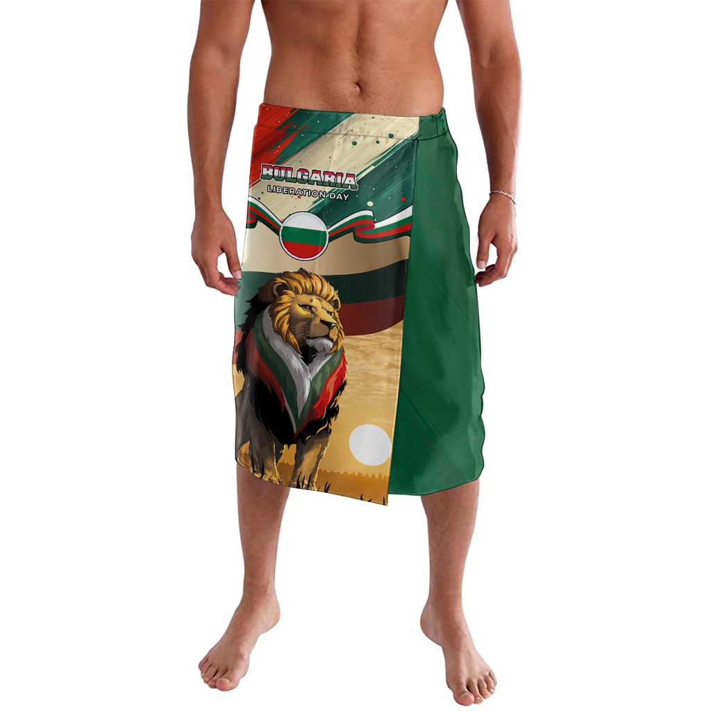 Bulgaria Liberation Day Lavalava with Shipka Monument and Tricolor Lion Graphic