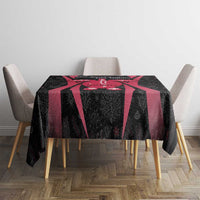 Maldives Dive Turtle Tablecloth with Coral Reef Pattern and Island Spirit Slogan