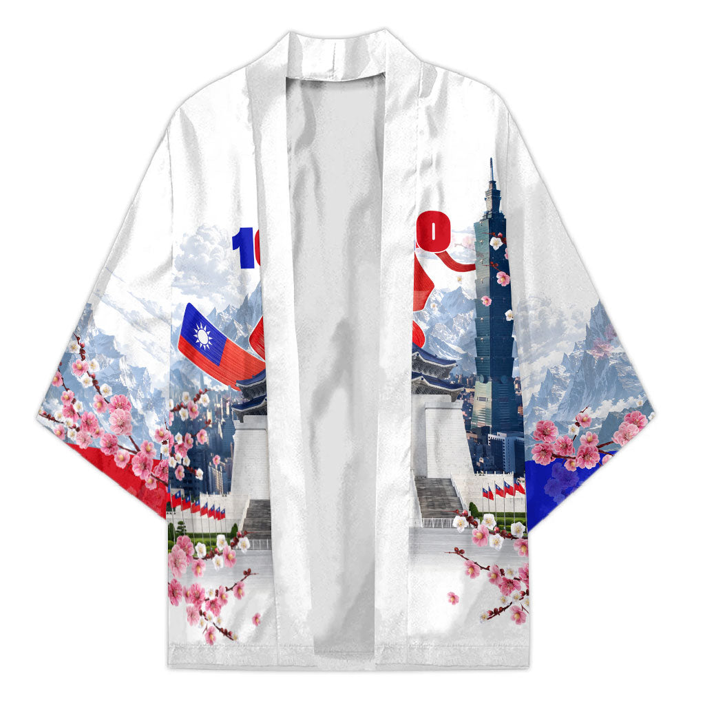 Taiwan National Day Kimono Double Ten Day Taipei Landmarks Flag Art