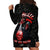 Hello Darkness My Old Friend Skull Hoodie Dress - Wonder Print Shop