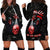 Hello Darkness My Old Friend Skull Hoodie Dress - Wonder Print Shop