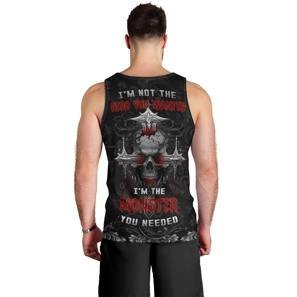 I'm Not The Hero You Wanted I'm The Monster You Needed Men Tank Top - Wonder Print Shop