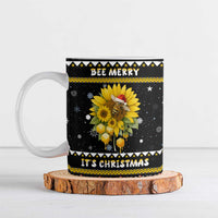Bee Merry Its Time Christmas Ceramic Mug Xmas Holiday Patterns - Wonder Print Shop