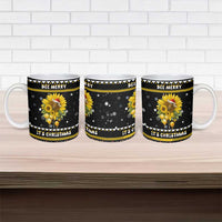 Bee Merry Its Time Christmas Ceramic Mug Xmas Holiday Patterns - Wonder Print Shop