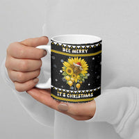 Bee Merry Its Time Christmas Ceramic Mug Xmas Holiday Patterns - Wonder Print Shop