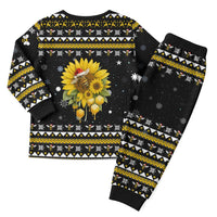 Bee Merry Its Time Christmas Pajama Set Xmas Holiday Patterns - Wonder Print Shop