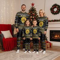 Bee Merry Its Time Christmas Pajama Set Xmas Holiday Patterns - Wonder Print Shop
